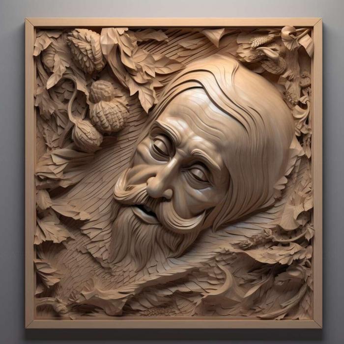 نموذج ثلاثي الأبعاد لآلة CNC 3D Art 